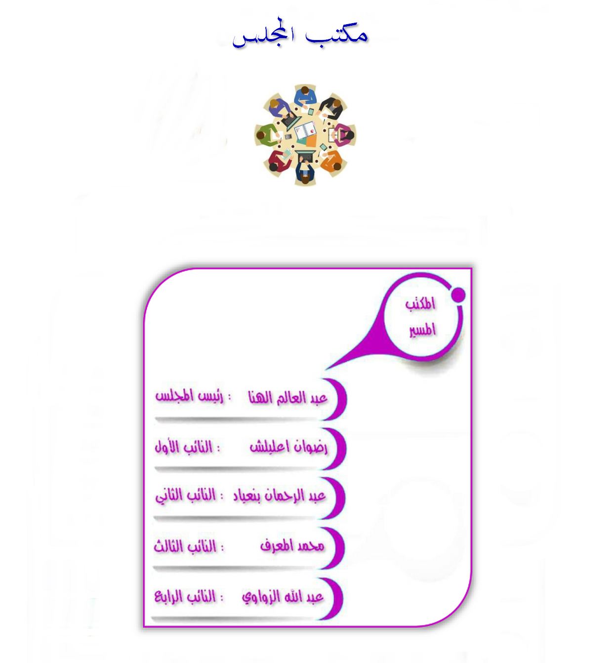 تشكيلة المكتب